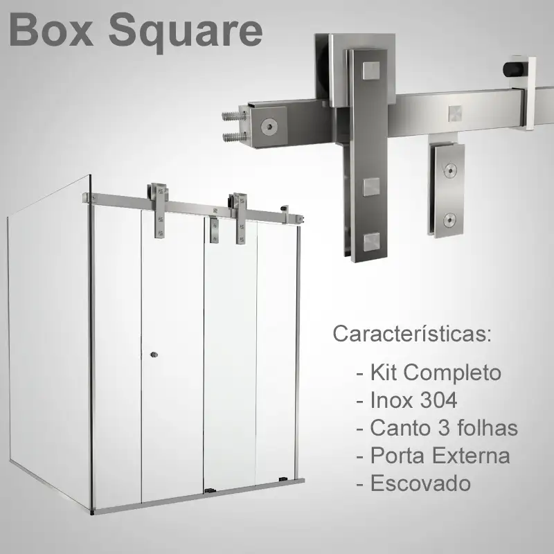 Canto 3 Folhas Escovado